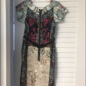 Byron Lars Asian inspired dress